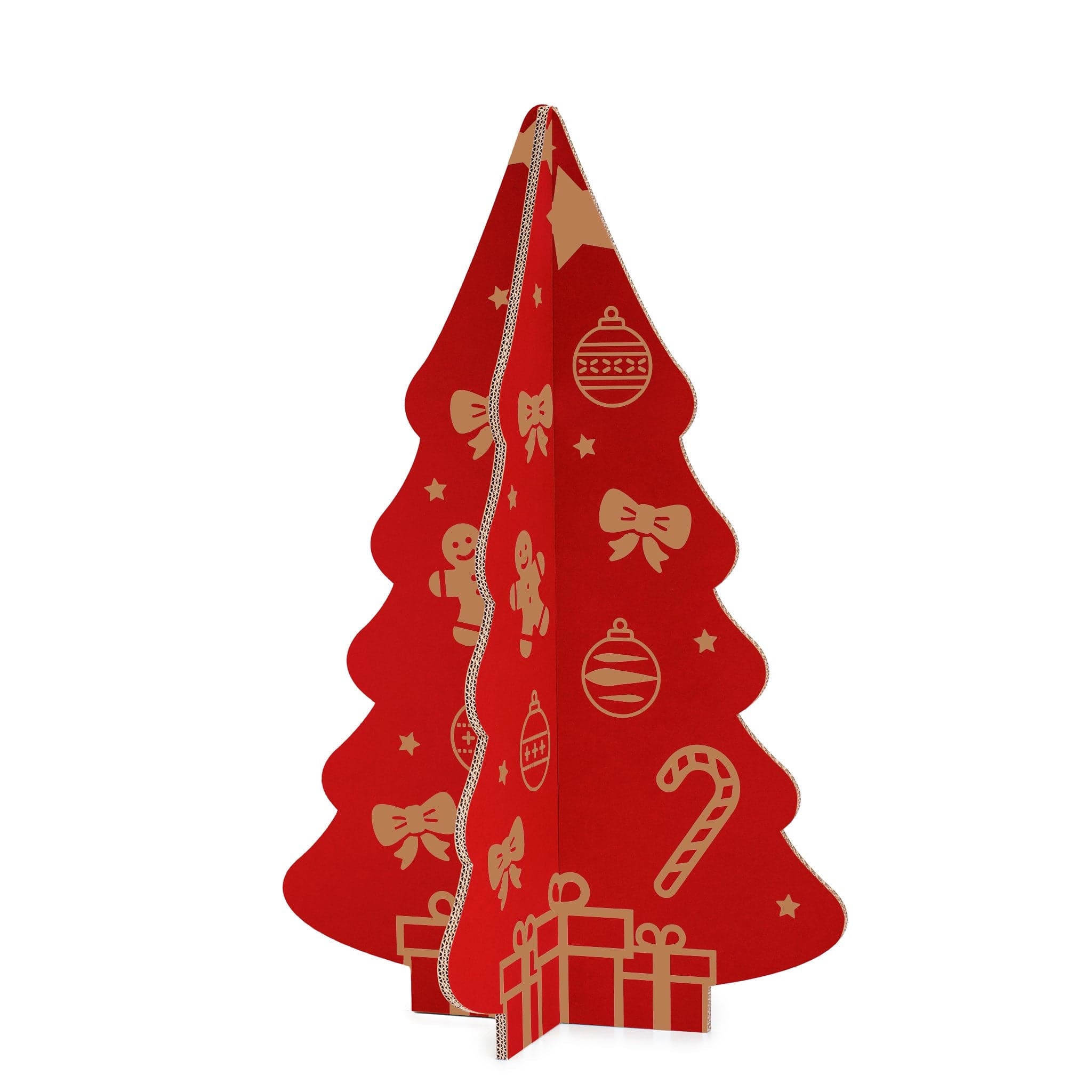 Rippotai Alberi Natale Rosso Alberi di Natale ecologici Glamour - Versione Colorata