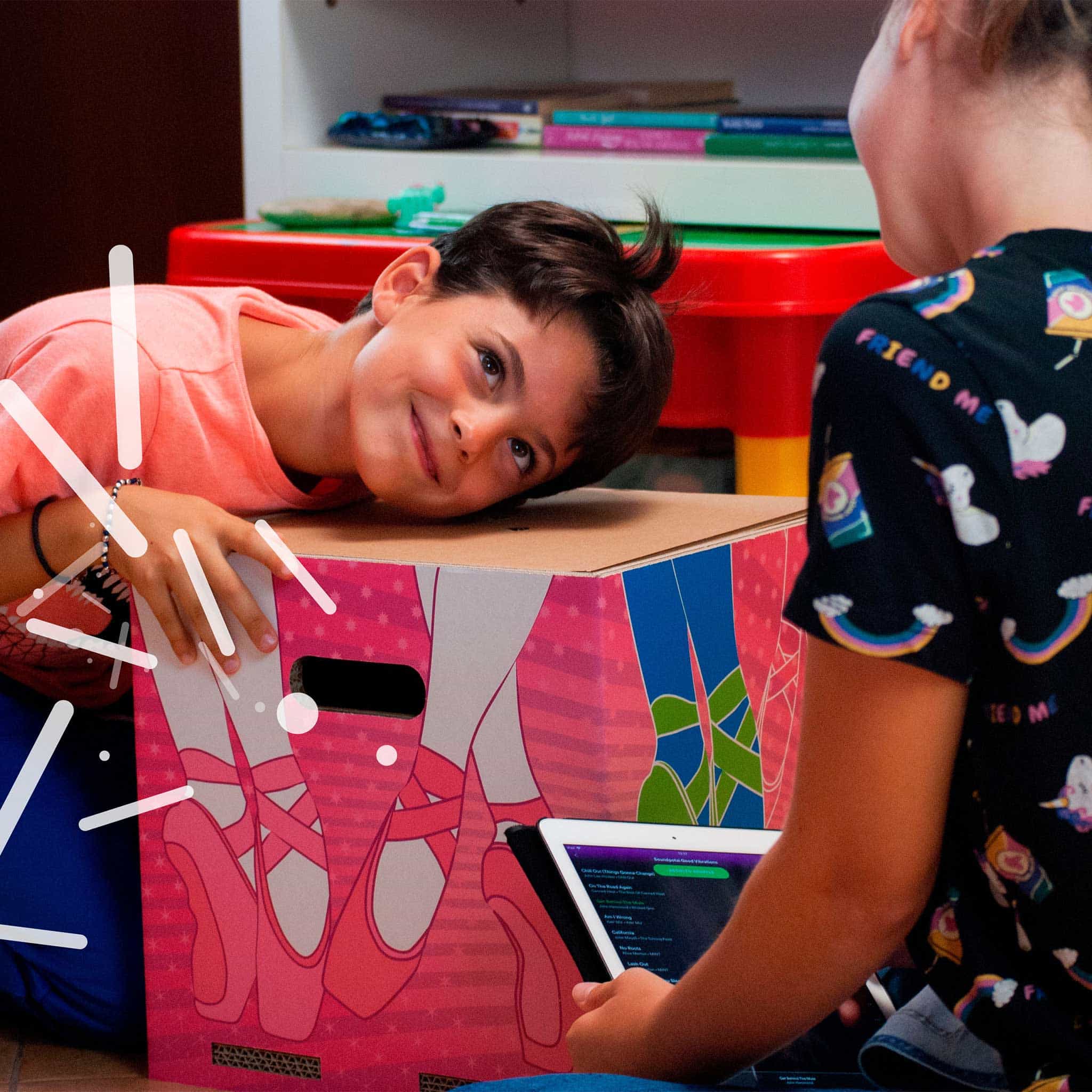 Rippotai Cassa audio per la cameretta Soundpotai – Pouf musicale inclusivo