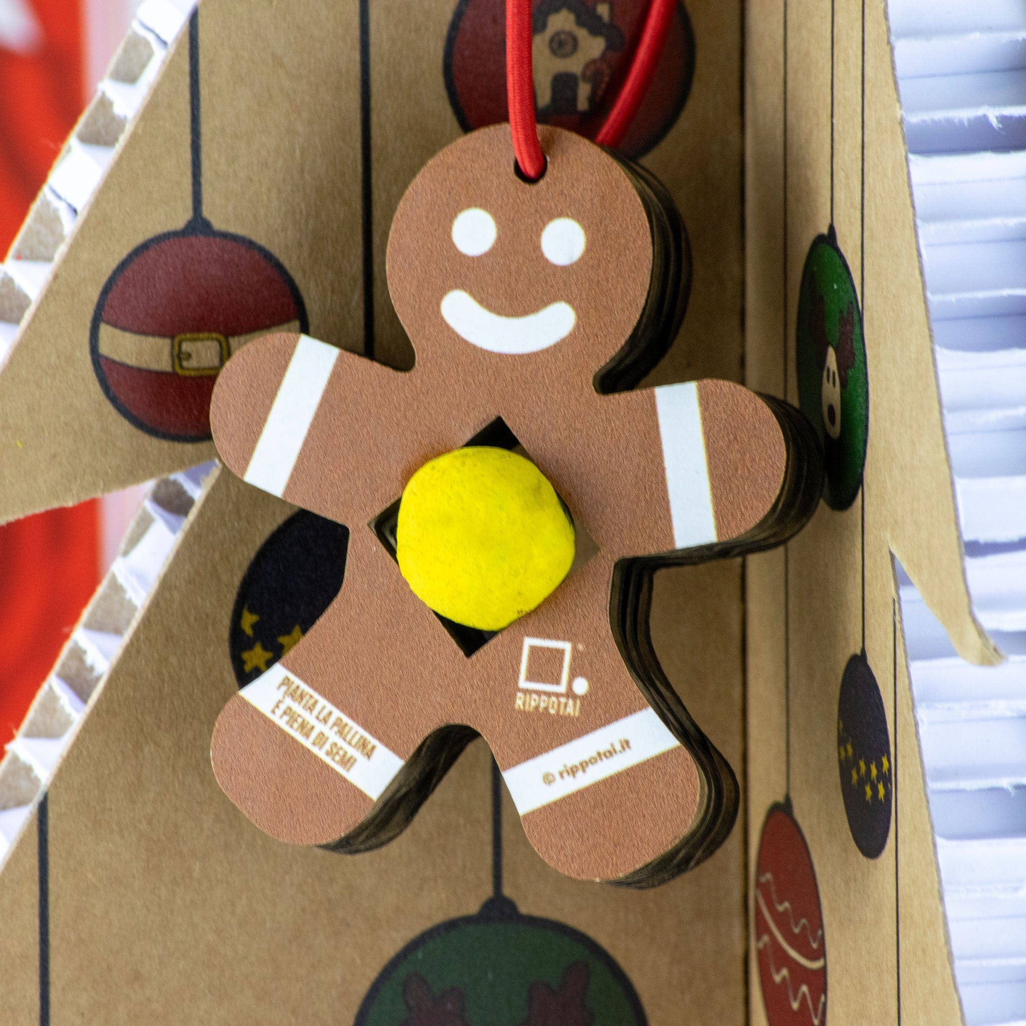 Rippotai Decorazioni natalizie Decorazioni Natalizie Ecologiche “Coltiva il Tuo Natale” – Con Bombe di Semi