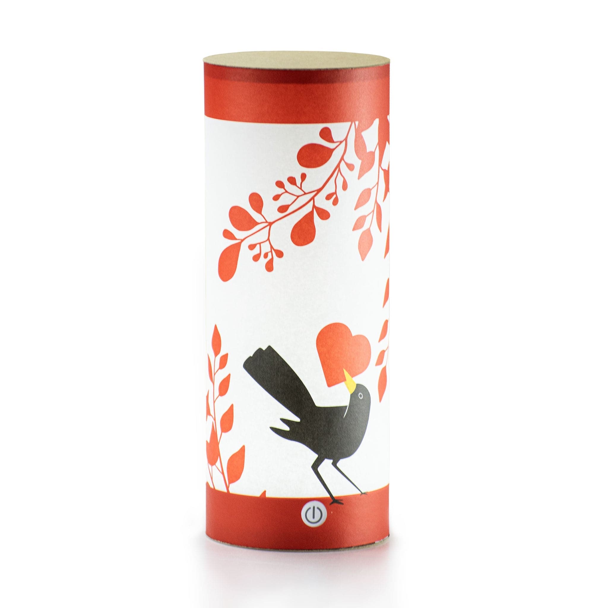 Rippotai Illuminazione Il merlo innamorato Lampada LED ricaricabile ecologica – Idee regalo San Valentino