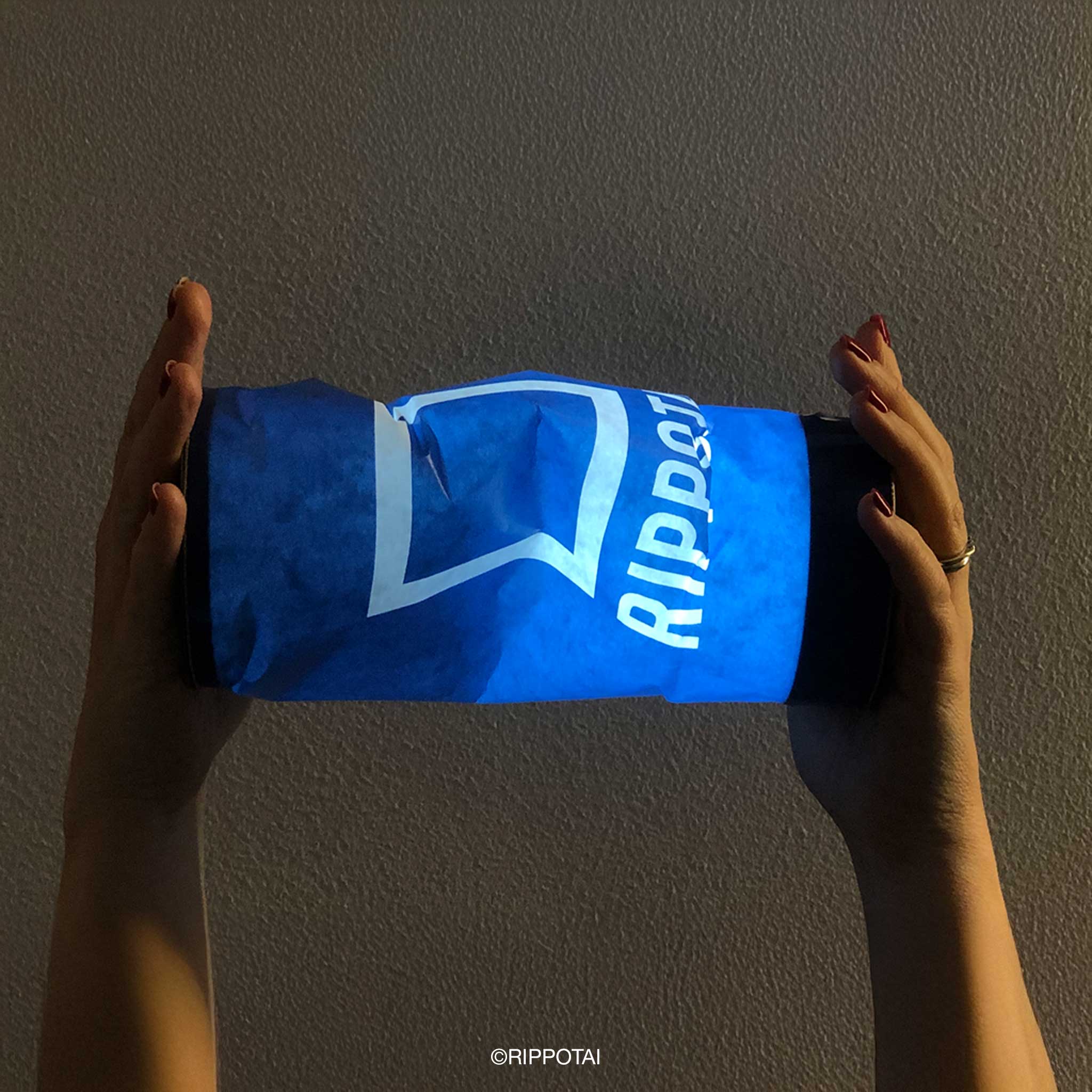 Rippotai Illuminazione Lampada LED ricaricabile ecologica – Kami Crushed can