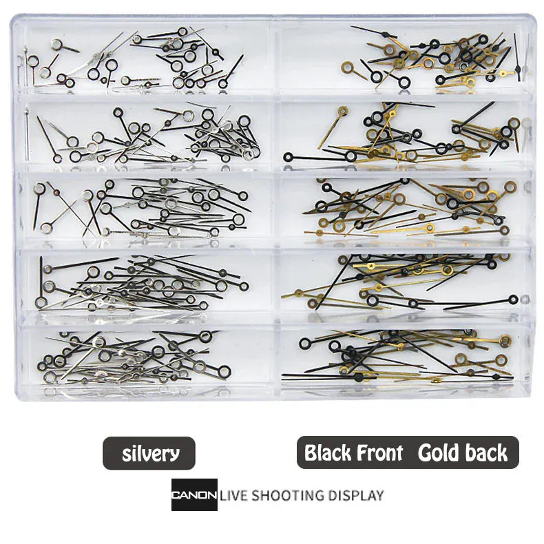 Trendzoy black silvery Watch hand accessories, hour, minute and second hand case 2035 hand PC21 hand sl68 hand gl68 hand sl39 hand gl39 hand