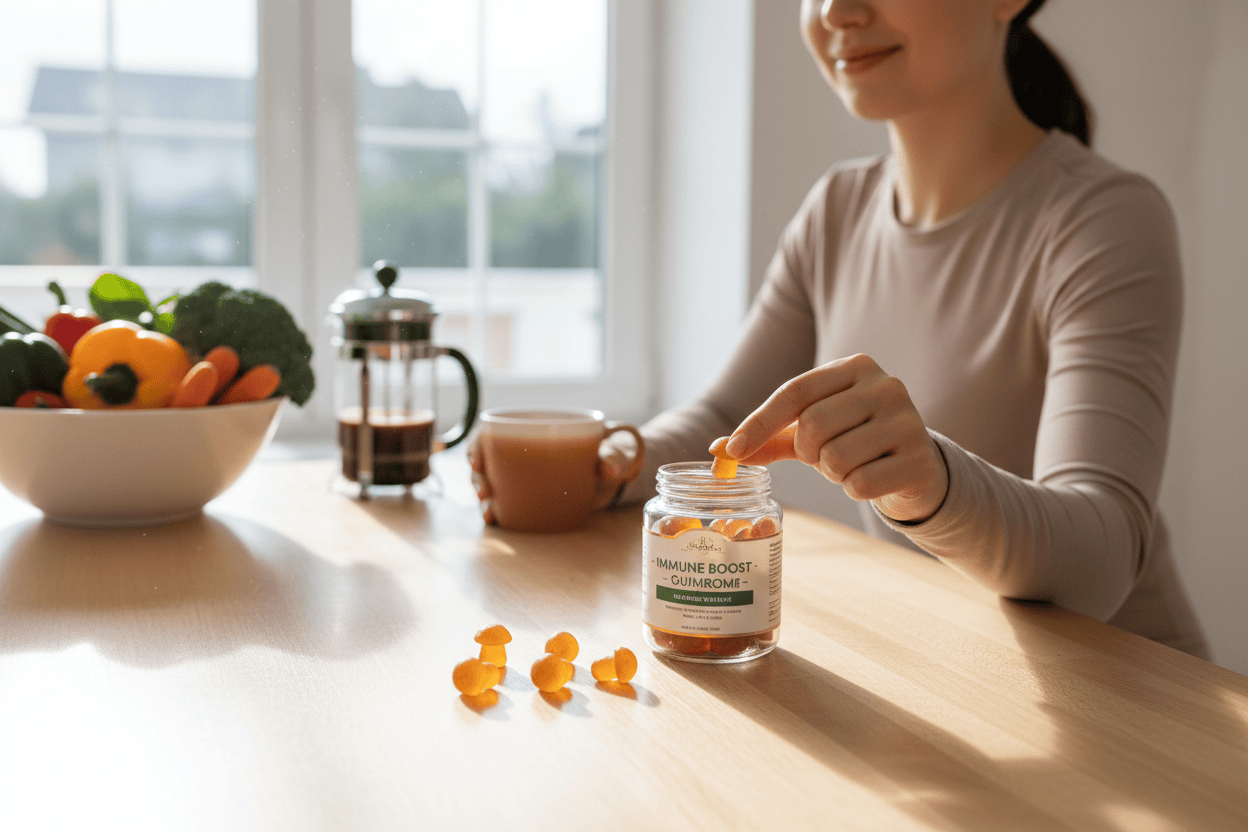 Trendzoy Health Supplements Package 1 Mushroom gummies boost immunity and maintain cardiovascular health