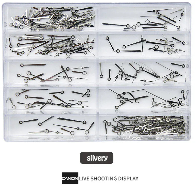 Trendzoy silvery Watch hand accessories, hour, minute and second hand case 2035 hand PC21 hand sl68 hand gl68 hand sl39 hand gl39 hand