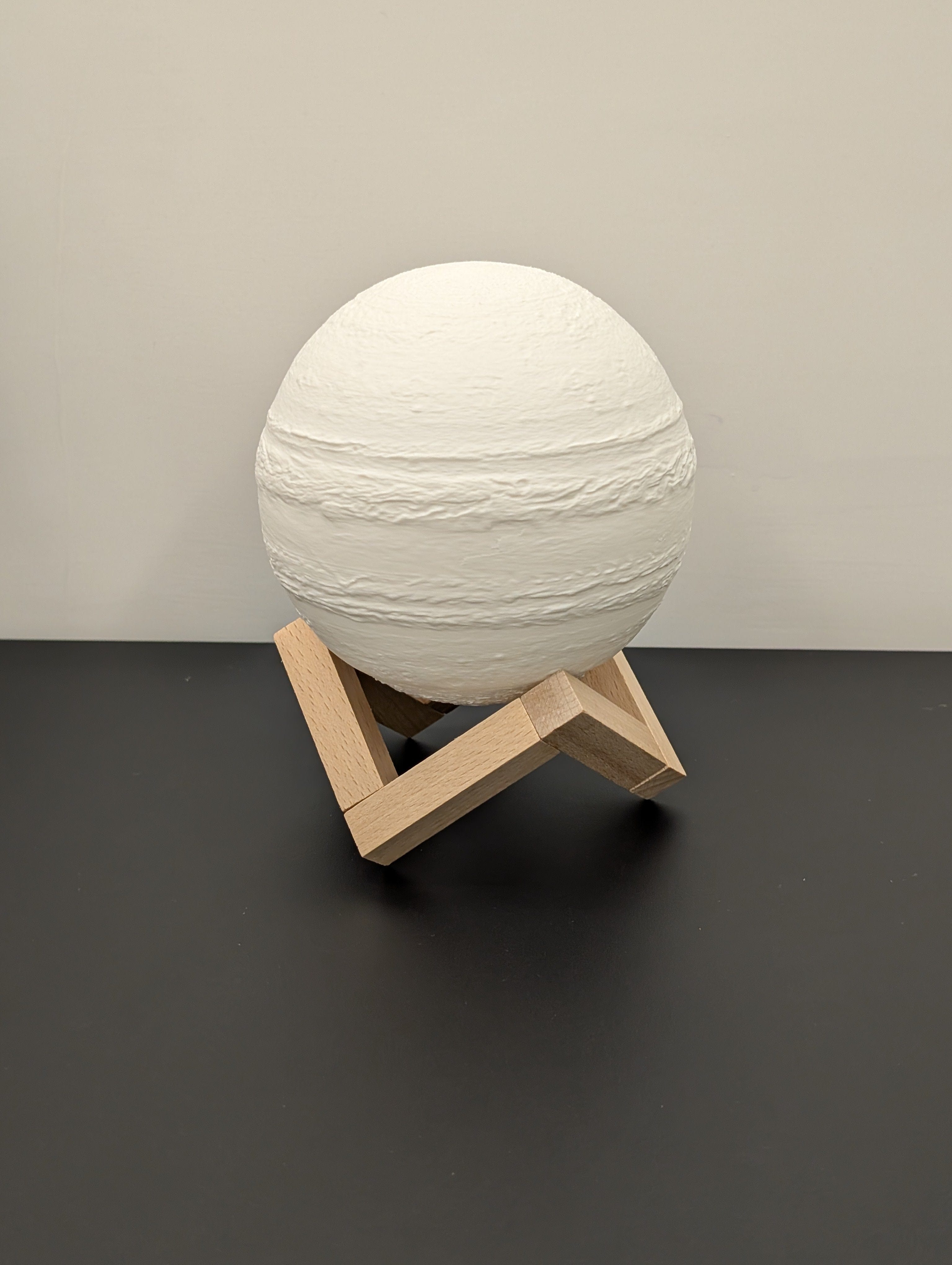 3D Heart Design Electronics Lampada Giove 3D - Lampada Luna Sistema Solare con Luce LED