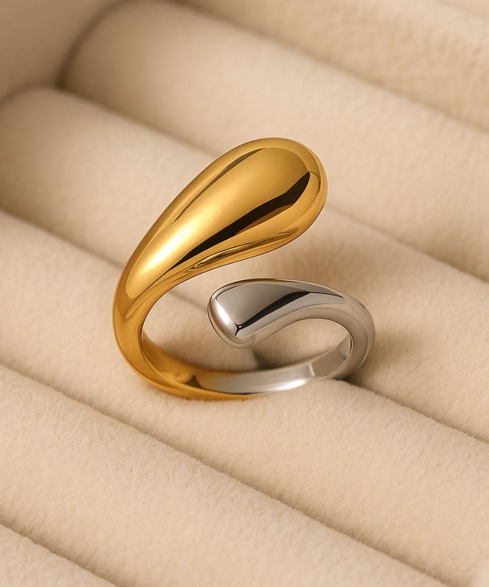 AV Gioielli Anello Bicolor Boody