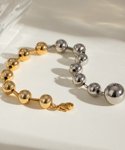 AV Gioielli Bracciale Bicolor Sfere