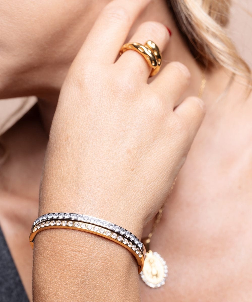 AV Gioielli Bracciale Rigido Cristal