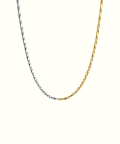 AV Gioielli Collana Bicolor Slim