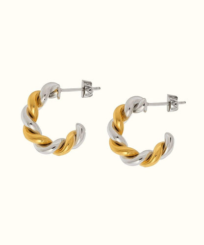 AV Gioielli Orecchino Bicolor Torchon