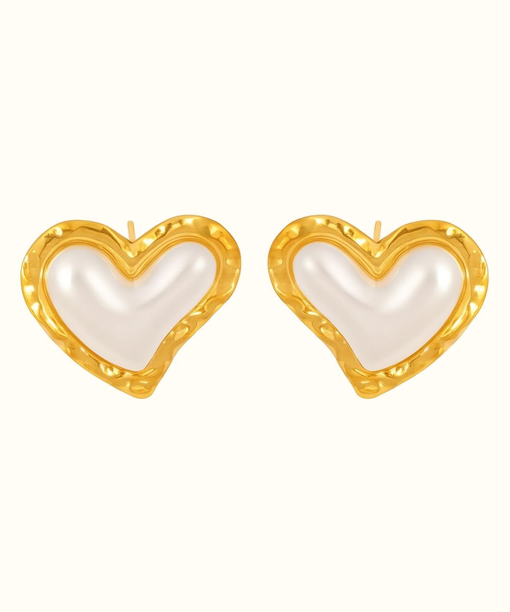 AV Gioielli Orecchino Cuore Madreperla