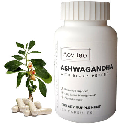 creatidrop 0 60Counts Organic Ashwagandha Capsules - Stress Relief &amp; Immune Support (60 Count)