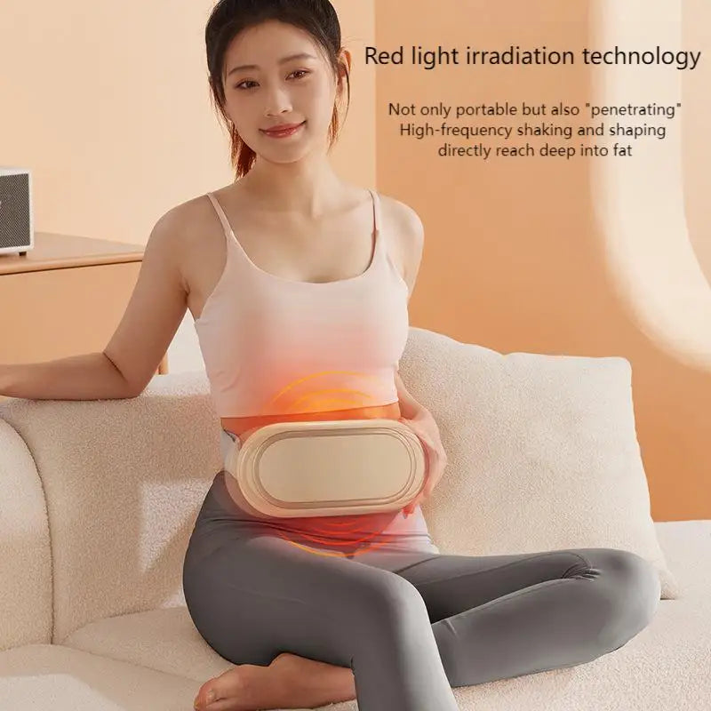 creatidrop Beauty &amp; Personal Care Lazy Fat Heating Slimming Belly Massage Belt
