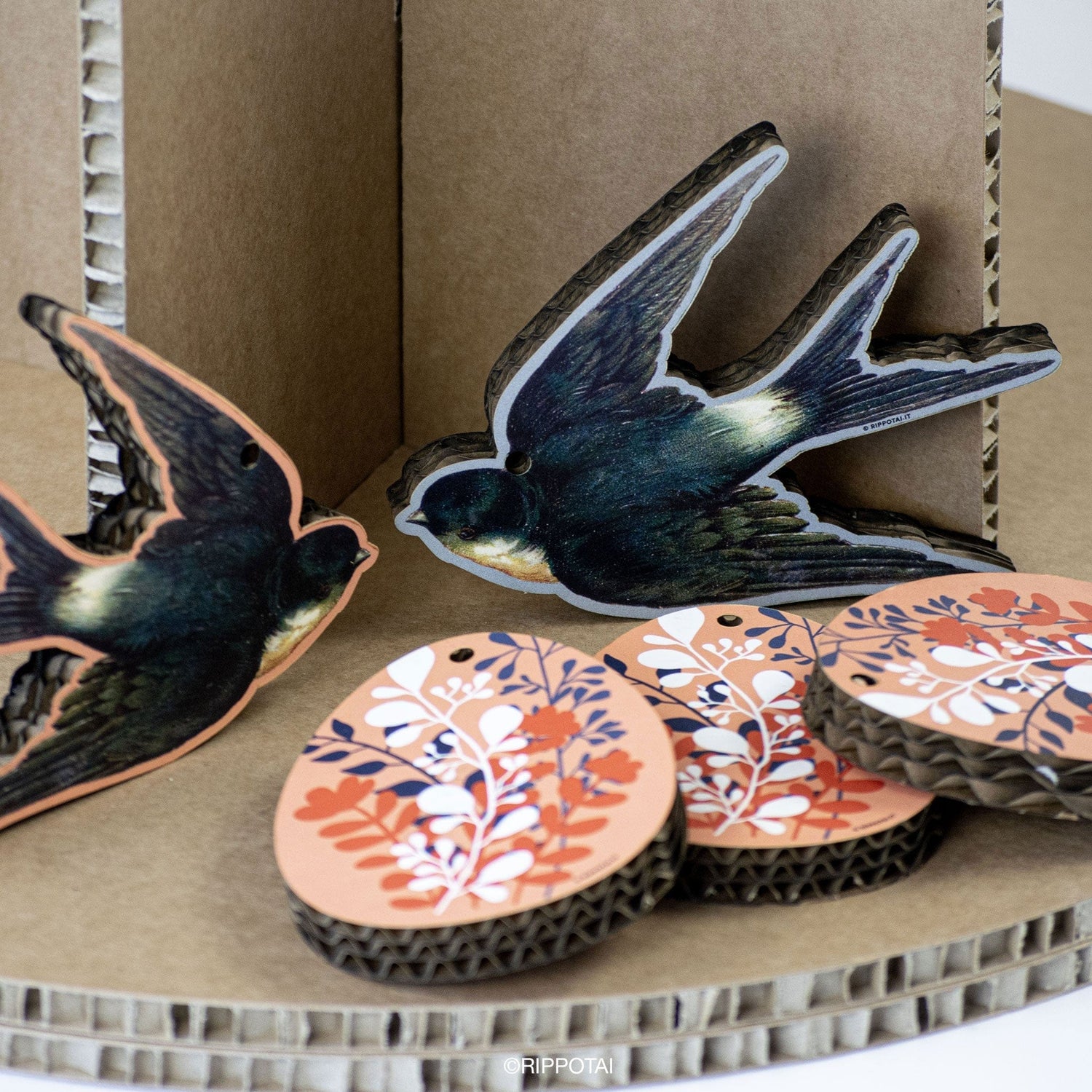 Rippotai Albero Albero di cartone Treepotai per allestimento di Primavera per vetrine e locali