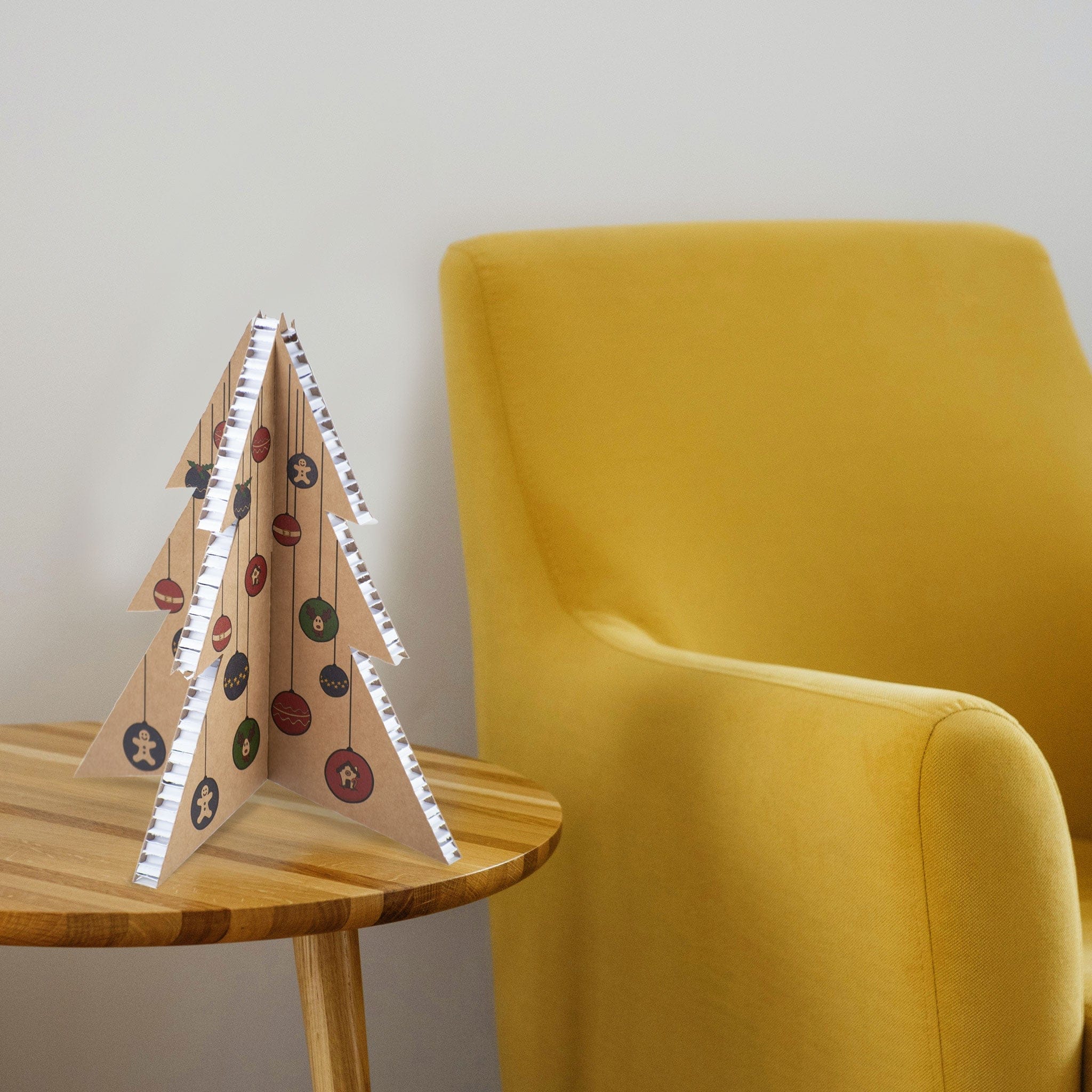 Rippotai Albero di Natale Albero di Natale piccolo di 30 cm in cartone ecologico