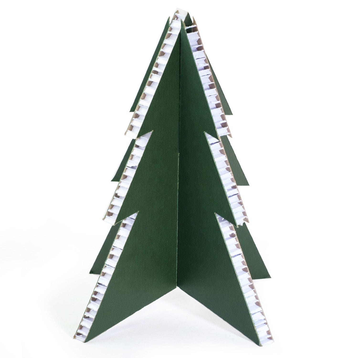 Rippotai Albero di Natale Verde Albero di Natale piccolo di 30 cm in cartone ecologico