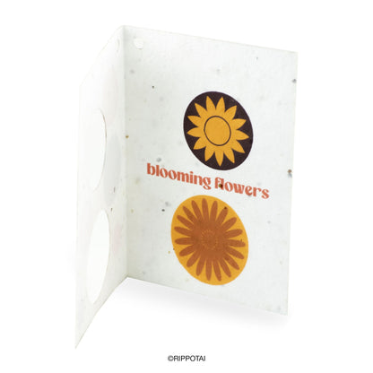 Rippotai Biglietti Auguri Biglietti di Auguri in Carta Piantabile a Tema Primavera – Kit da 8