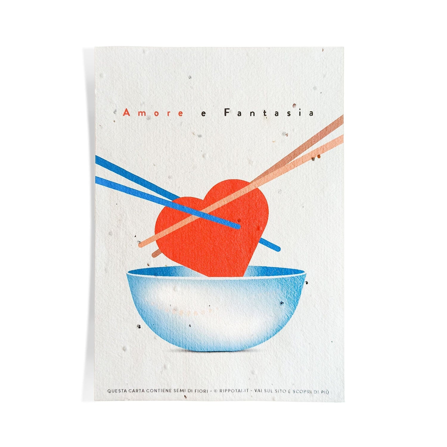 Rippotai Biglietti Auguri Biglietti di Auguri per San Valentino in Carta Piantabile Releaf – Kit da 8