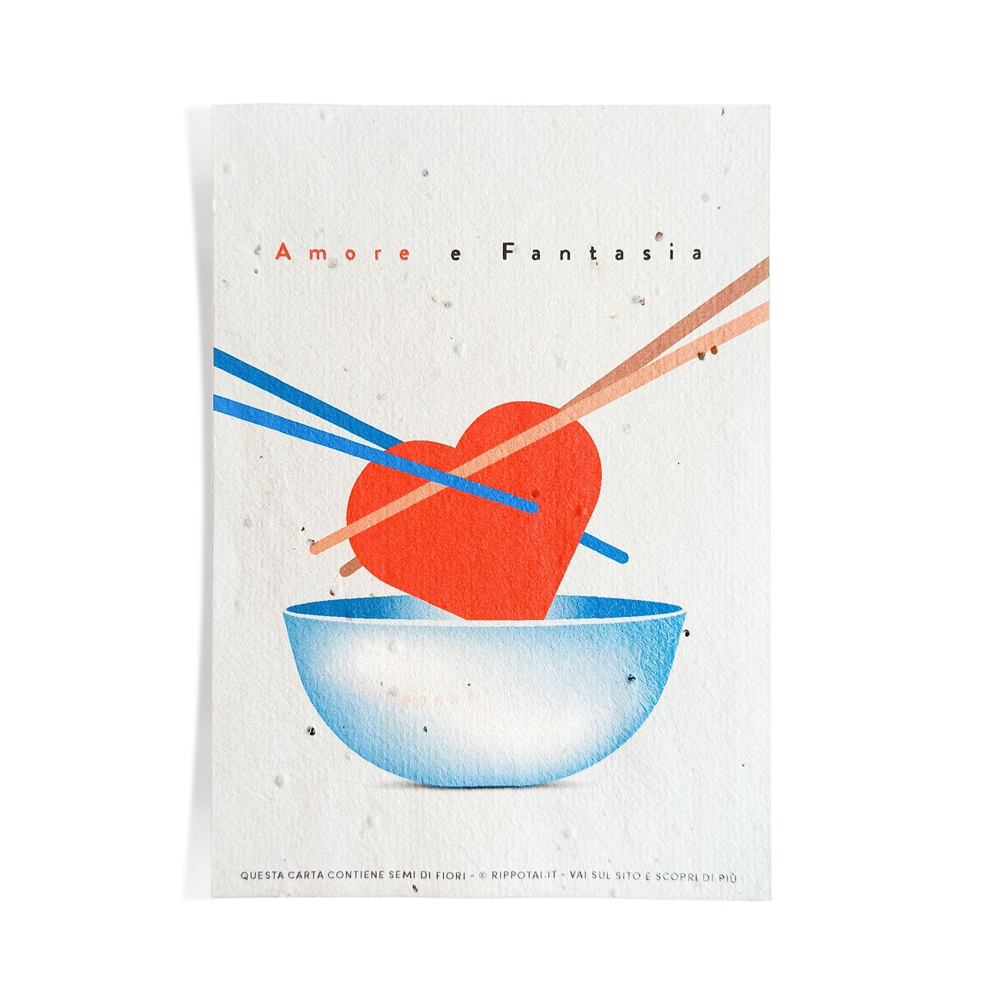 Rippotai Biglietti Auguri Biglietti di Auguri per San Valentino in Carta Piantabile Releaf – Kit da 8