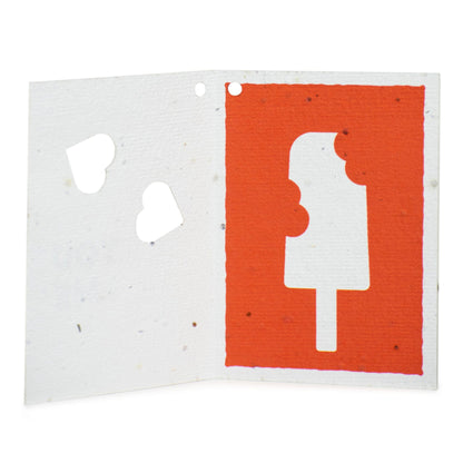 Rippotai Biglietti Auguri Biglietti di Auguri per San Valentino in Carta Piantabile Releaf – Kit da 8