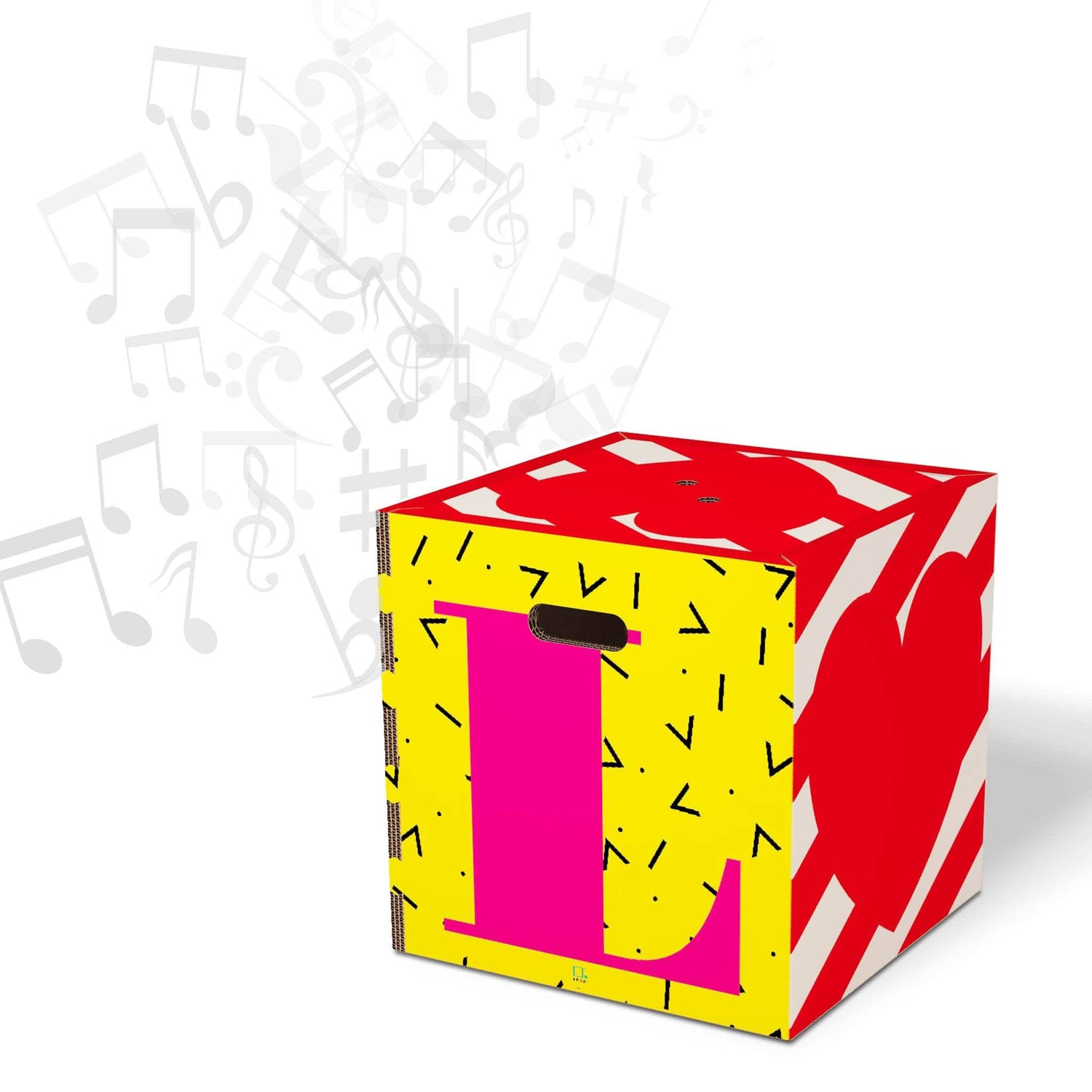 Rippotai Cassa audio per la cameretta Soundpotai – Pouf musicale inclusivo