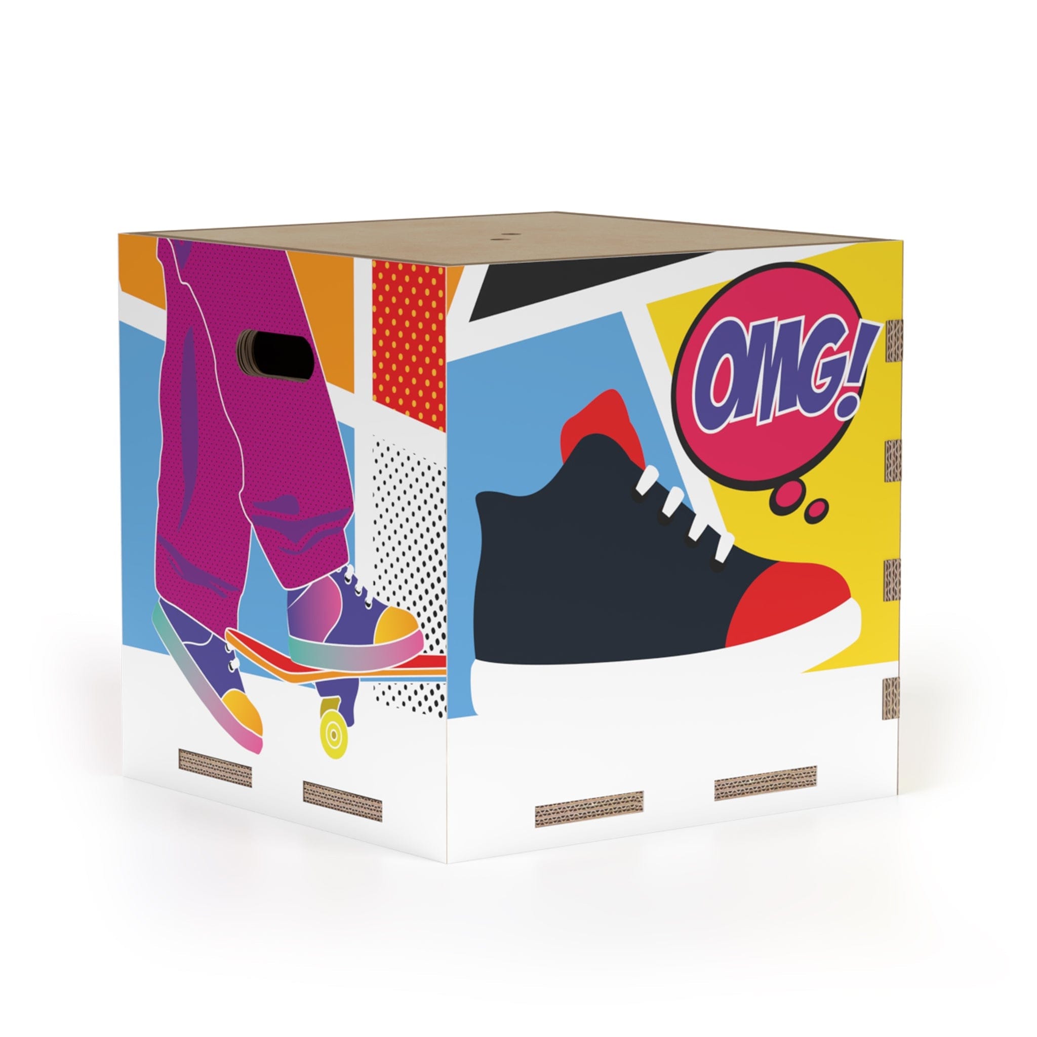 Rippotai Contenitore 33x33x33 / Hip Hop Contenitori portagiochi per la cameretta