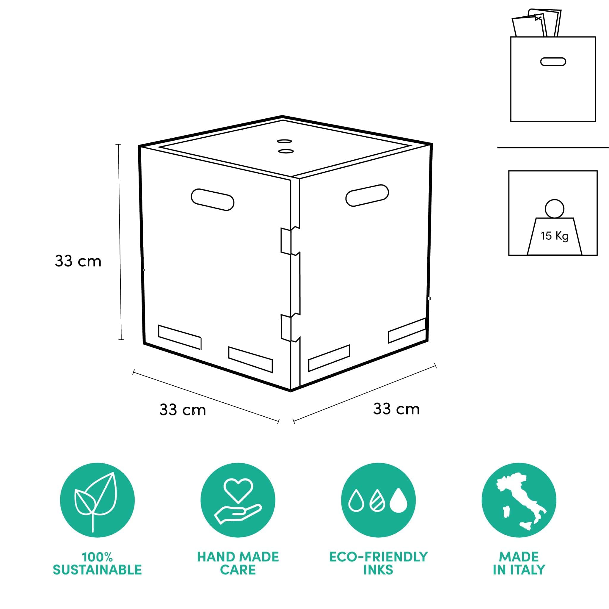 Rippotai Contenitore Contenitori portagiochi per la cameretta