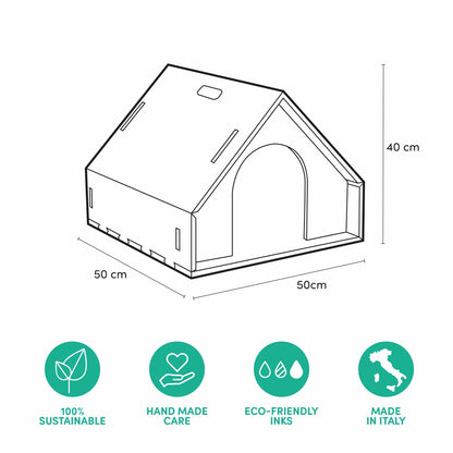 Rippotai Cuccia per cani da interno chiusa Dogpotai