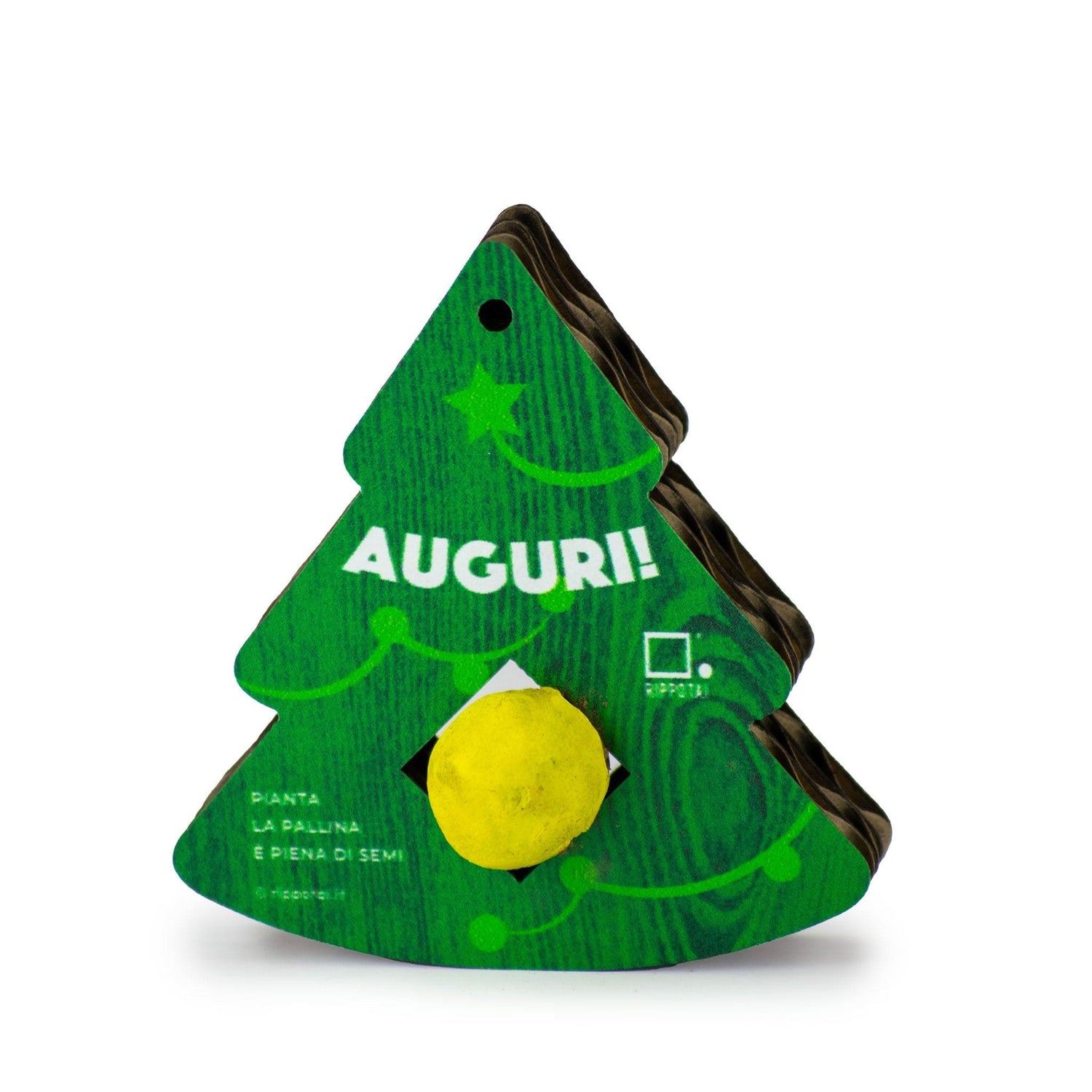 Rippotai Decorazioni natalizie Decorazioni Natalizie Ecologiche “Coltiva il Tuo Natale” – Con Bombe di Semi