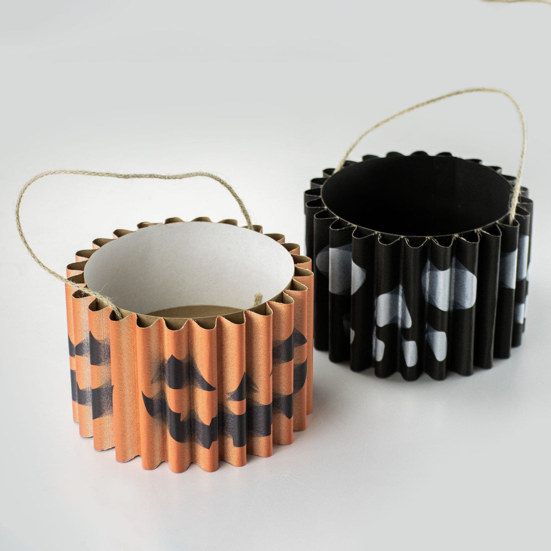 Rippotai Halloween Cestino Halloween a forma di zucca riutilizzabile – Porta caramelle e paralume decorativo