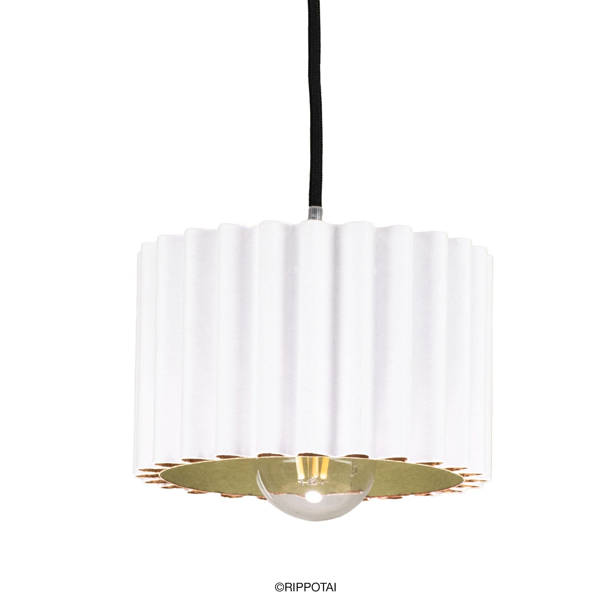 Rippotai Illuminazione Interno verde Paralumi Particolari per Lampade ecologiche - Wavepotai small