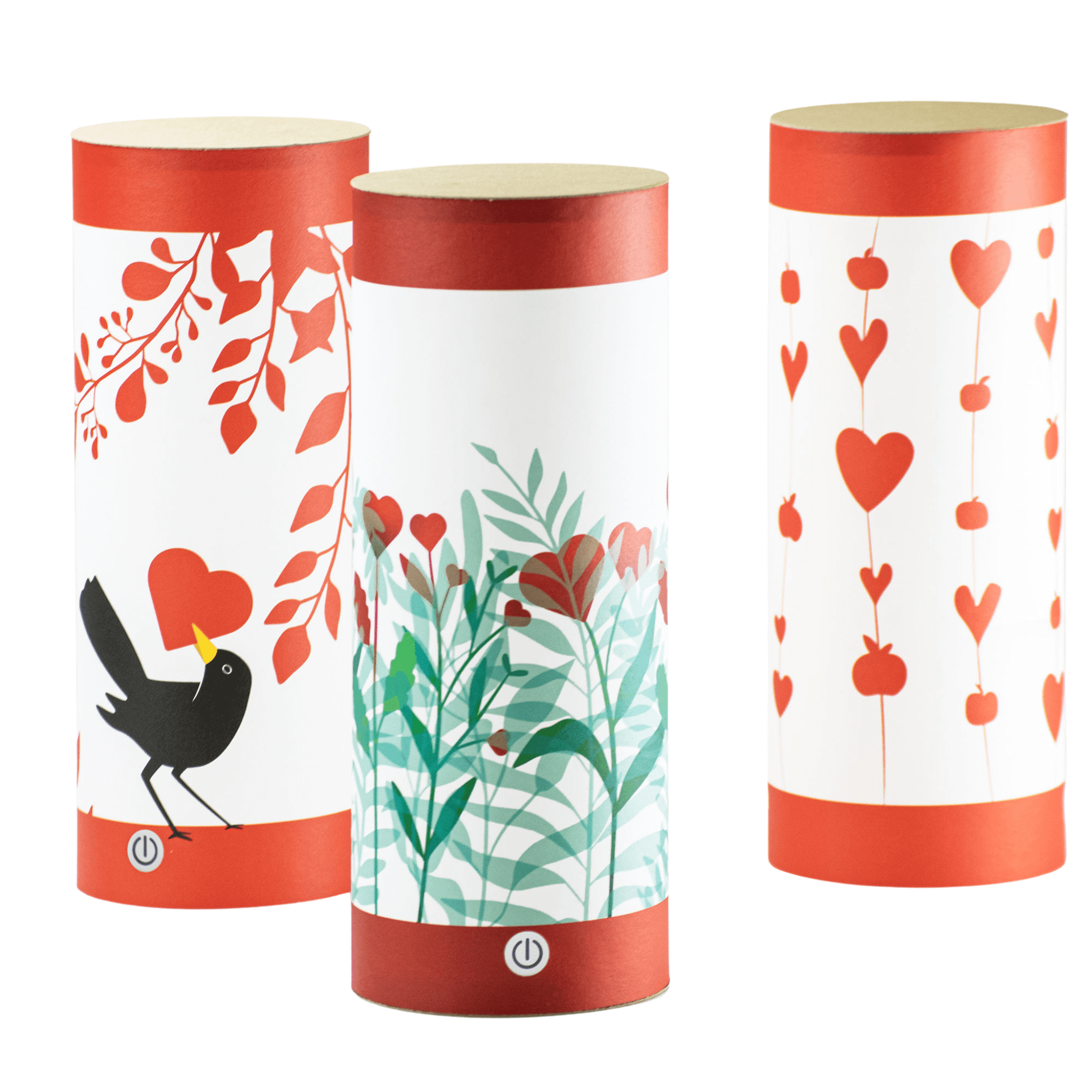 Rippotai Illuminazione Lampada LED ricaricabile ecologica – Idee regalo San Valentino