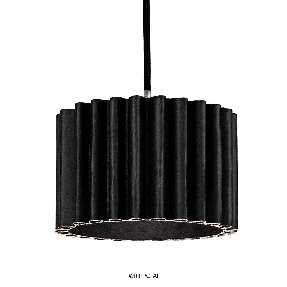 Rippotai Illuminazione Nero Paralumi Particolari per Lampade ecologiche - Wavepotai small