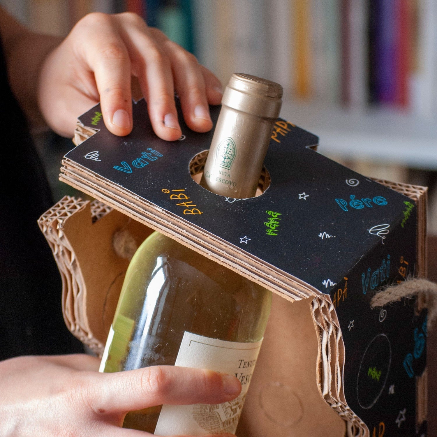 Rippotai Illuminazione Porta Bottiglia Vino Wine Lover – Design Innovativo ed Eco-Friendly