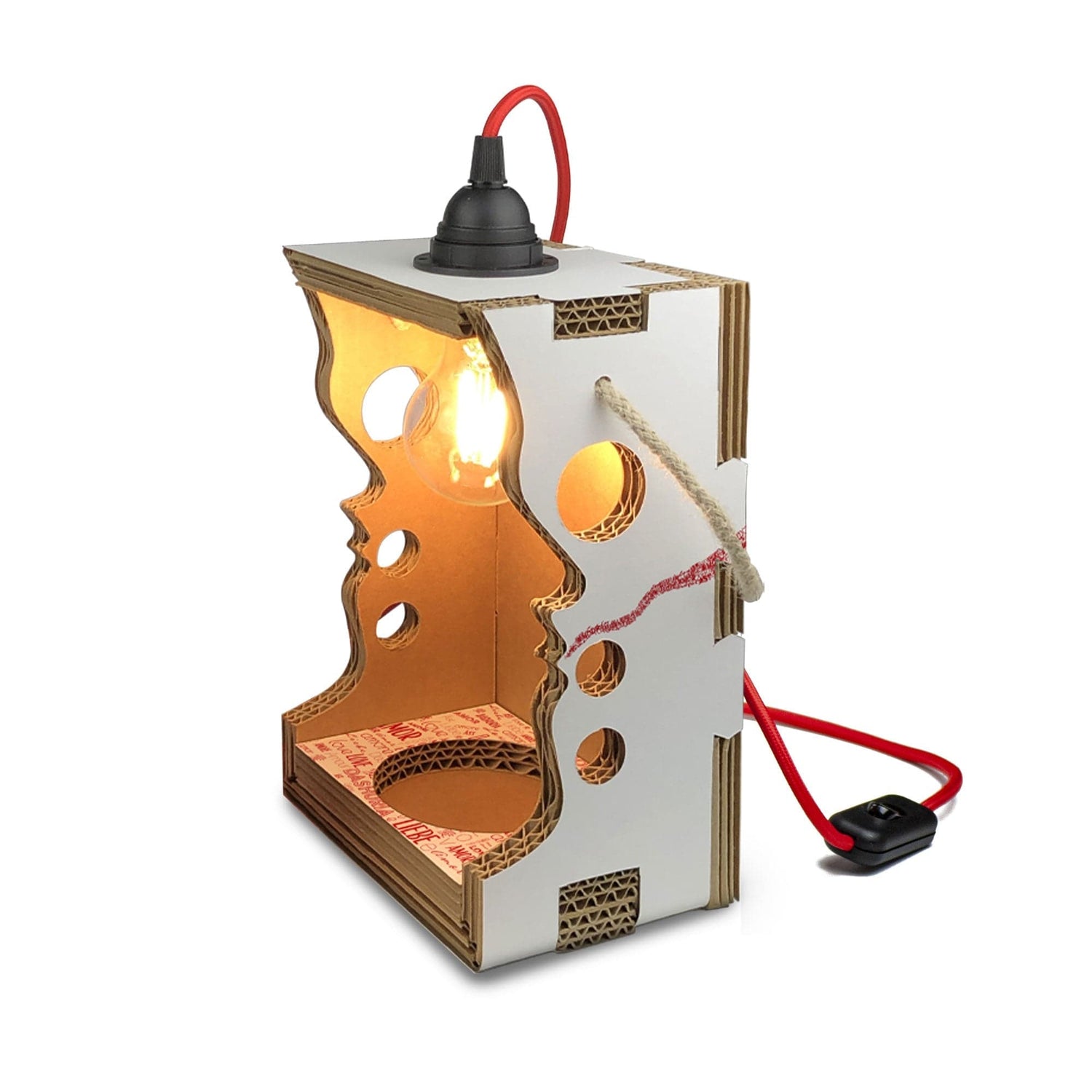 Rippotai Illuminazione Porta Bottiglia Vino Wine Lover – Design Innovativo ed Eco-Friendly