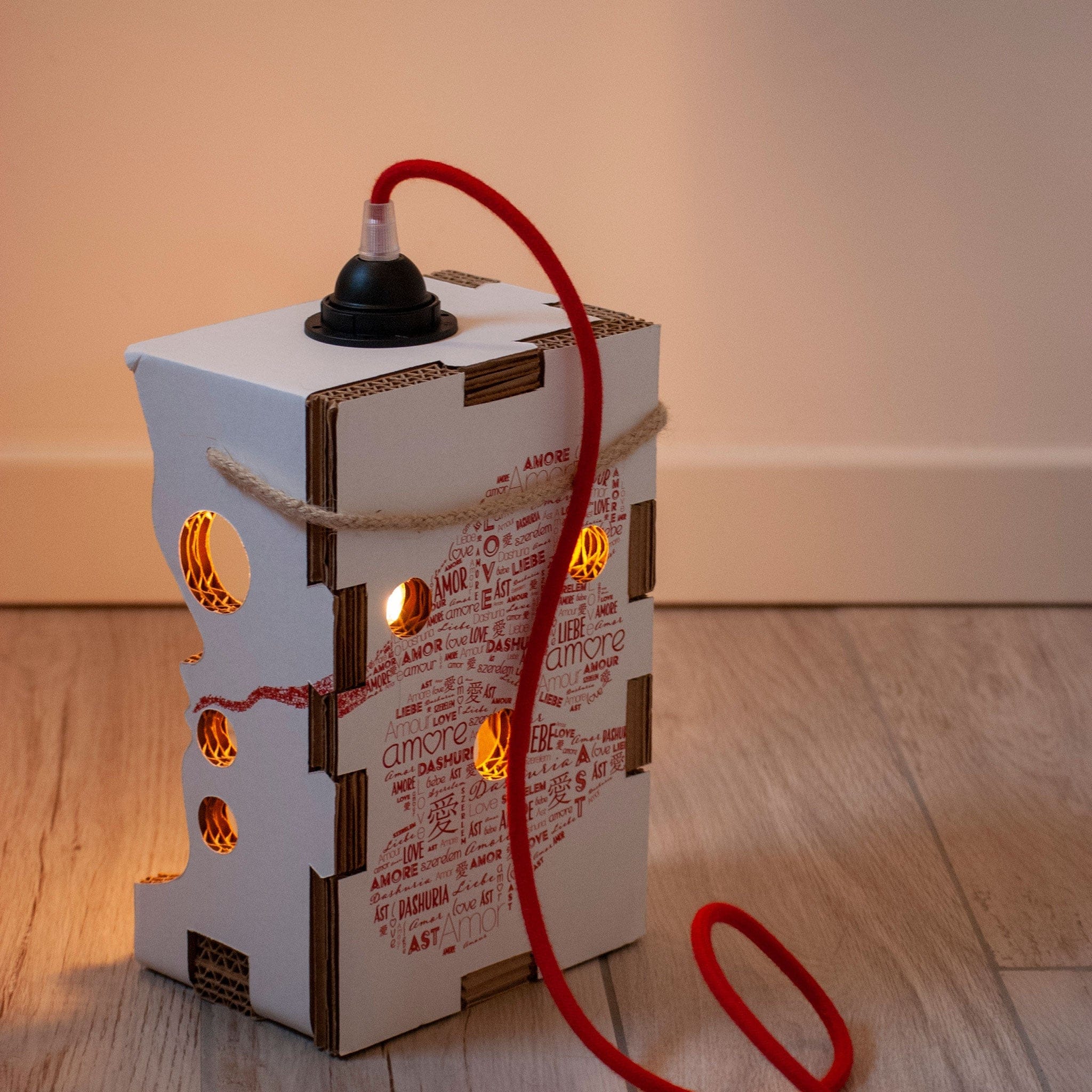 Rippotai Illuminazione Porta Bottiglia Vino Wine Lover – Design Innovativo ed Eco-Friendly