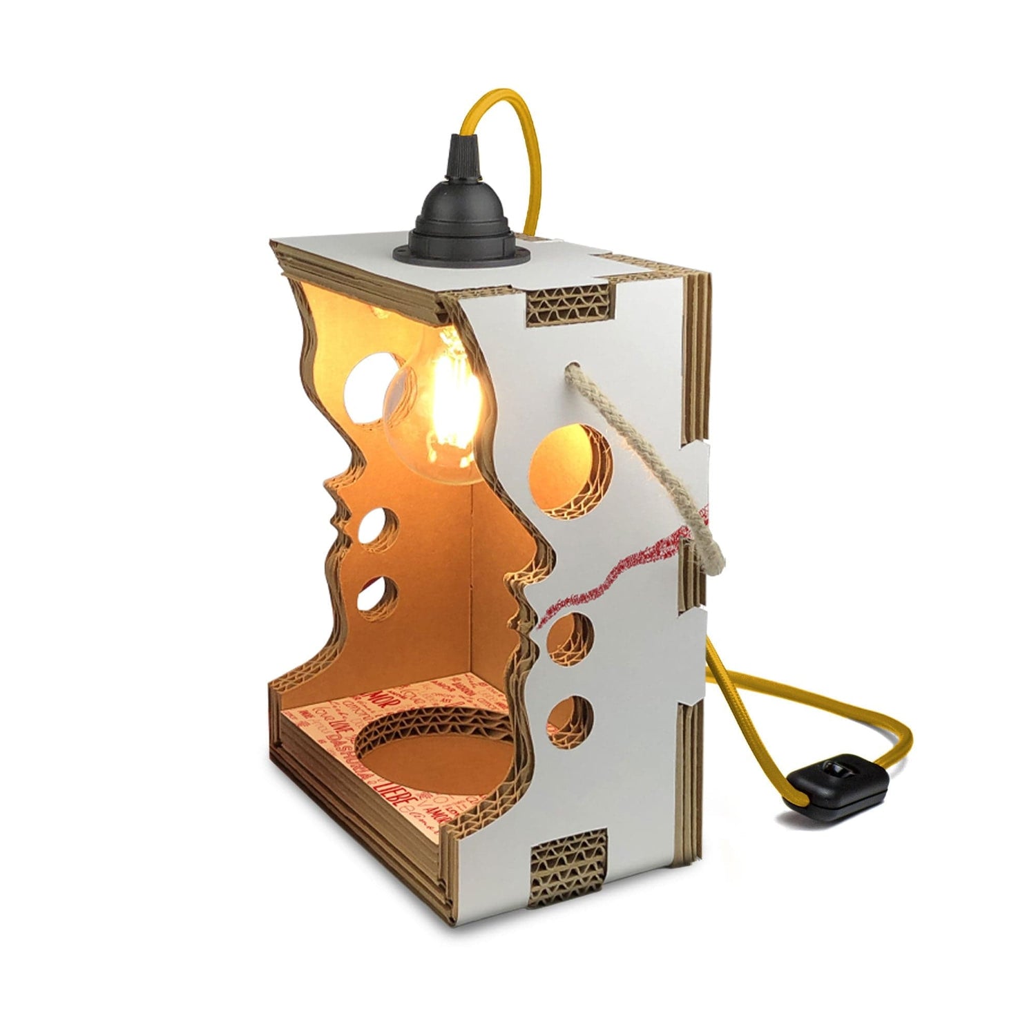 Rippotai Illuminazione Porta Bottiglia Vino Wine Lover – Design Innovativo ed Eco-Friendly