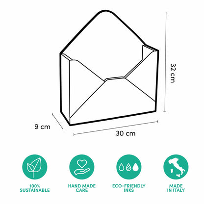 Rippotai Ornamenti natalizi Cassetta Postale Babbo Natale in Cartone Ecologico