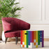 Rippotai Pouf musicale Cassa audio design arcobaleno – Soundpotai Pride ispirata a Marcella di Folco