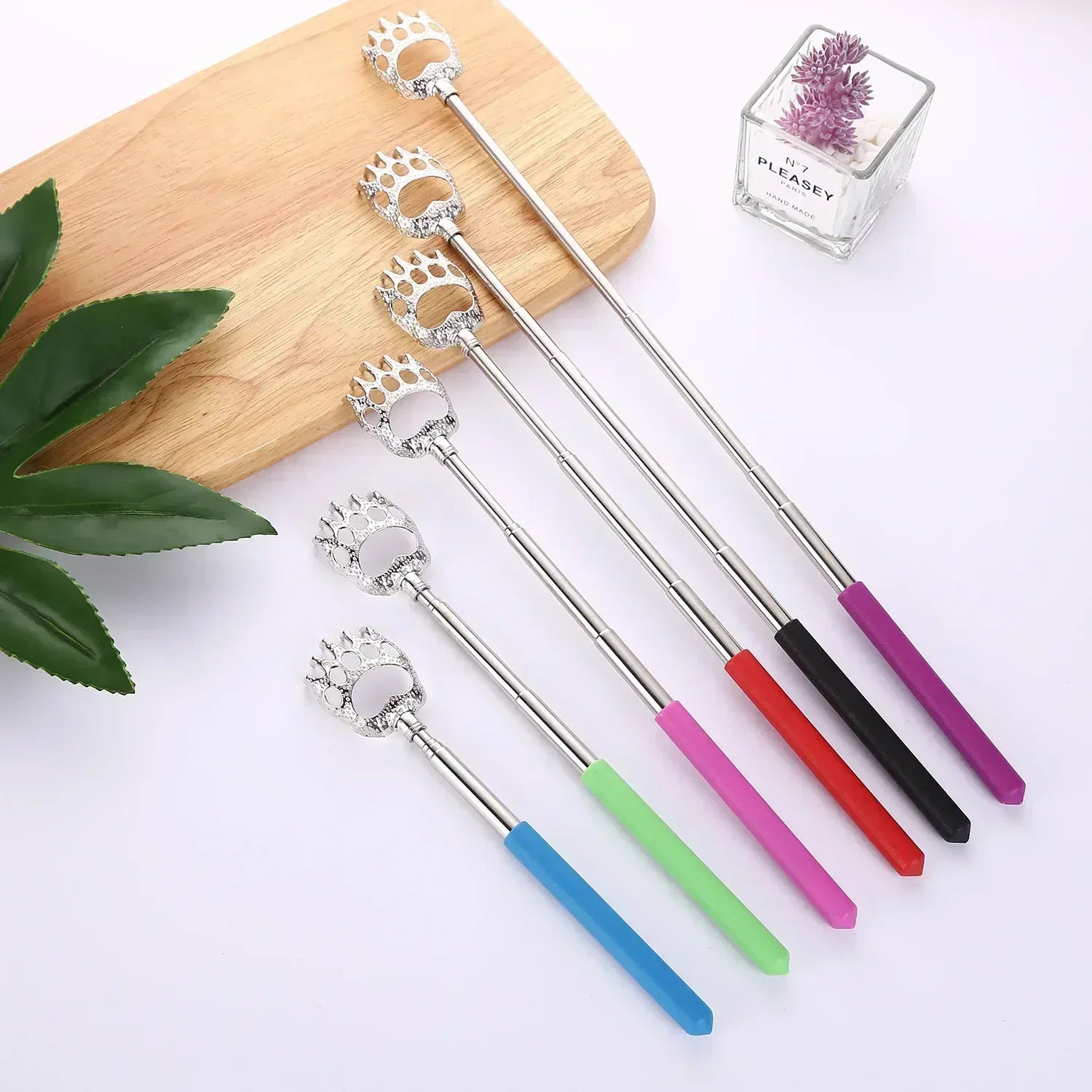 Trendzoy Back Scratcher Telescopic Scratching Back Scratcher Massager Kit Scraper Extendable Telescoping Itch Health Products Hackle
