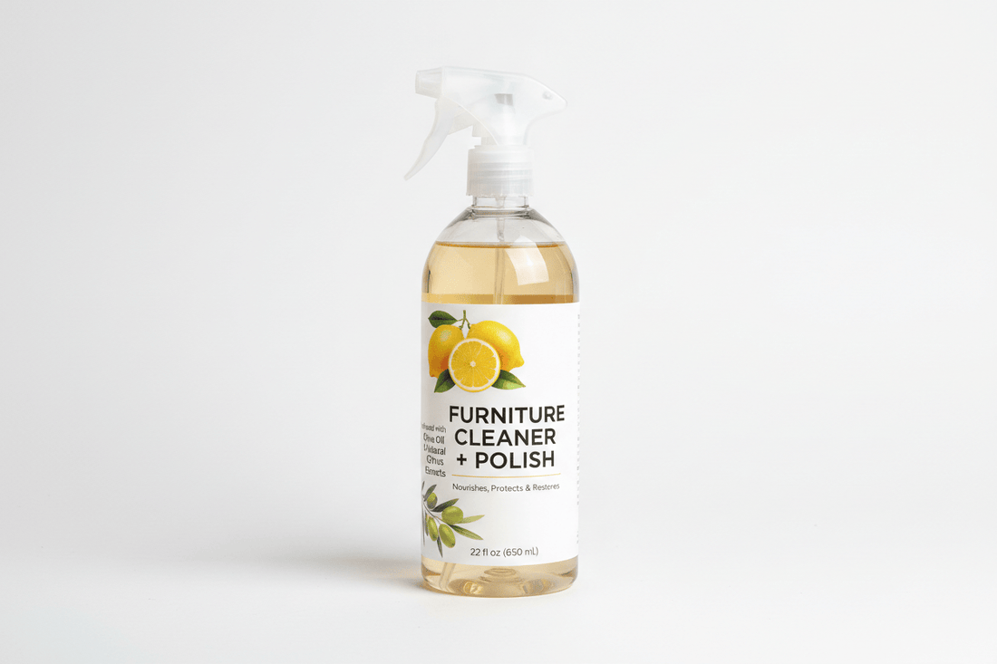 Trendzoy Home Care Default Furniture Cleaner + Polish, Olive Oil &amp; Citrus, 22 fl oz (650 ml)