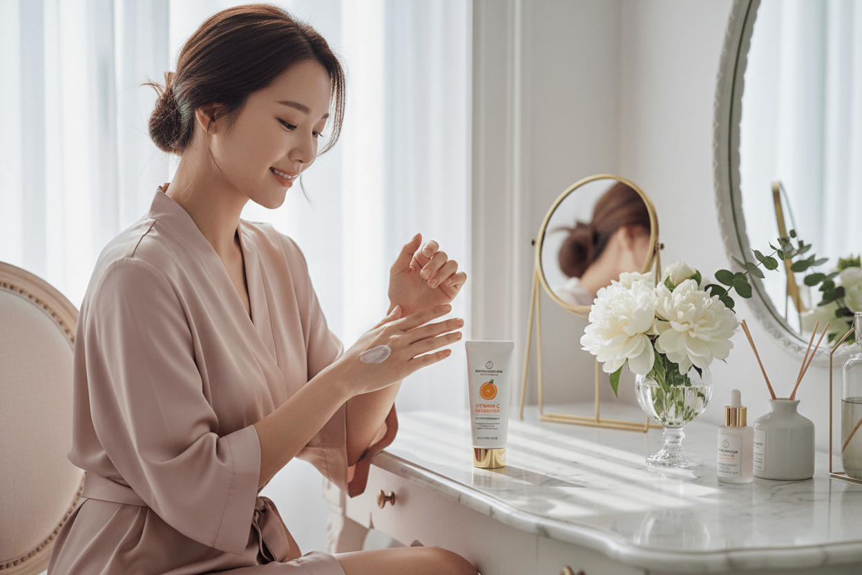 Trendzoy Skincare SADOER Vitamin C Licorice Hand Cream - Moisturizing &amp; Brightening